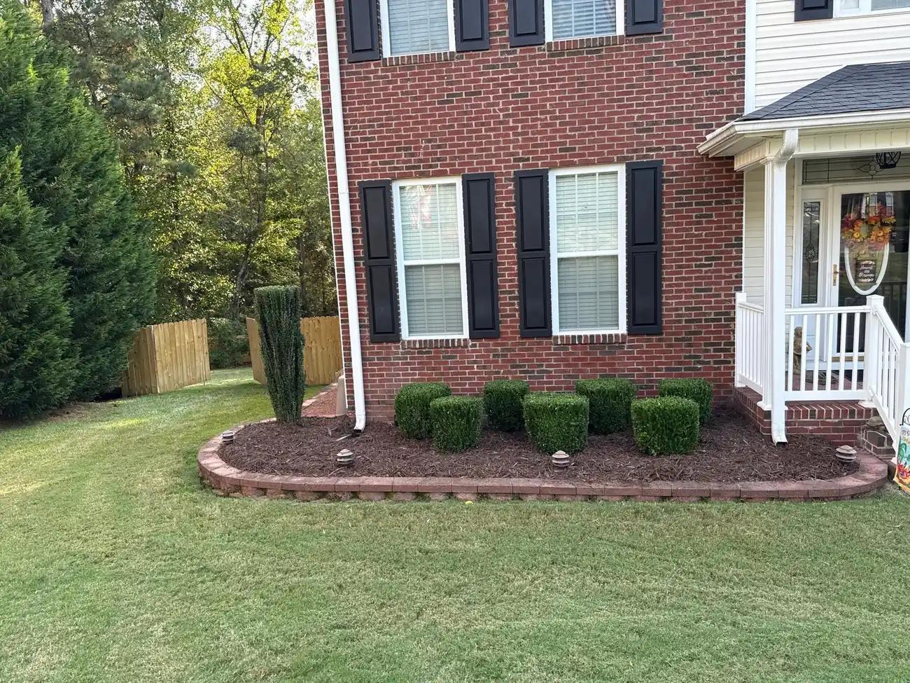 Landscaping project in Cameron, NC by Green Garden Landscaping