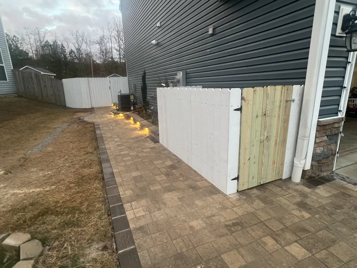 Landscape Lighting Installation project by Green Garden Landscaping in central NC