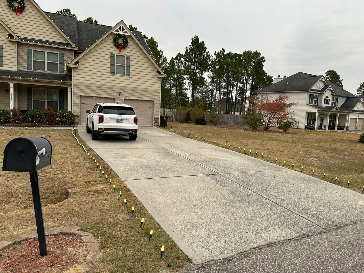 Landscape Lighting Installation project by Green Garden Landscaping in central NC