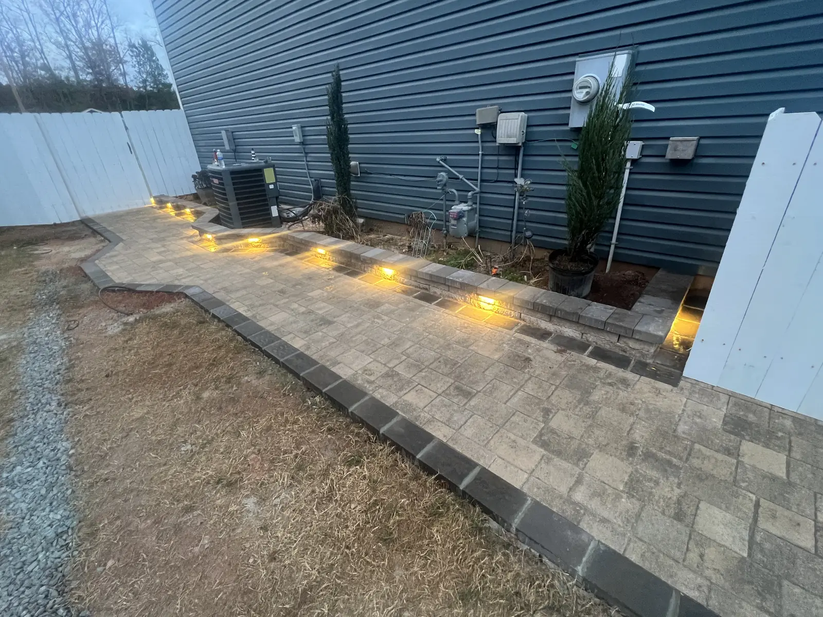 Landscaping project in Sanford, NC by Green Garden Landscaping