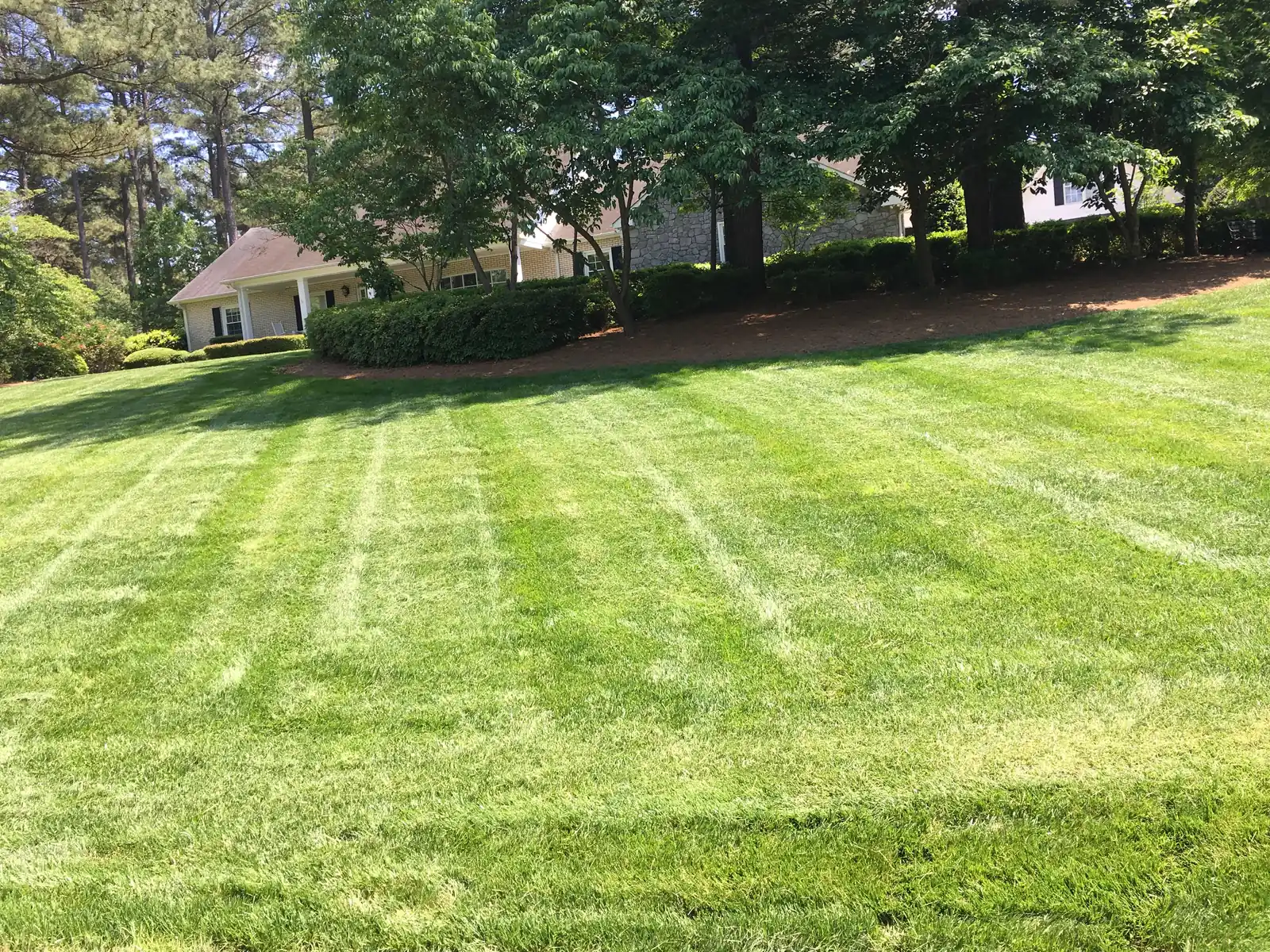 Landscaping project in Sanford, NC by Green Garden Landscaping