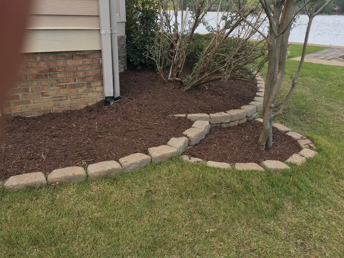 Mulch Installation project by Green Garden Landscaping in central NC